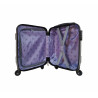 Valise Cabine 4 roues 45cm 4 roues "Robot"- Noir ABS - Trolley ADC