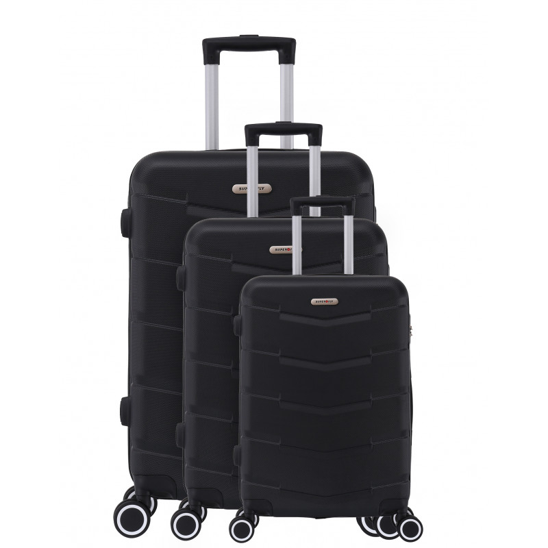 SET DE 3 VALISES 4 ROUES ABS - WALL - SUPERFLY