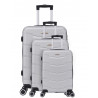 SET DE 3 VALISES 4 ROUES ABS - WALL - SUPERFLY
