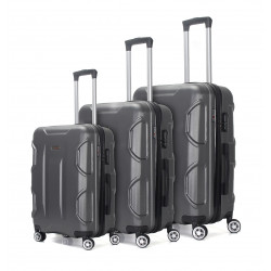 SET DE 3 VALISES 4 ROUES ABS - PALACE - SUPERFLY
