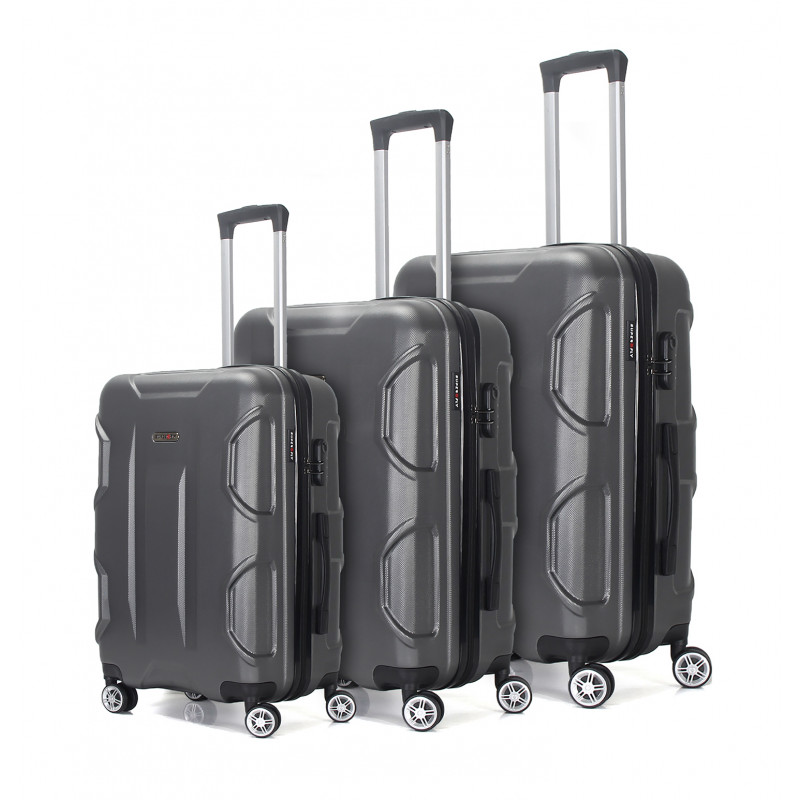 SET DE 3 VALISES 4 ROUES ABS - PALACE - SUPERFLY