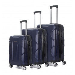 SET DE 3 VALISES 4 ROUES ABS - PALACE - SUPERFLY