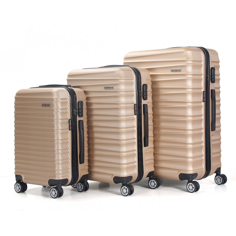 SET DE 3 VALISES 4 ROUES ABS - PALMA - SUPERFLY