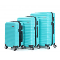 SET DE 3 VALISES 4 ROUES ABS - PALMA - SUPERFLY
