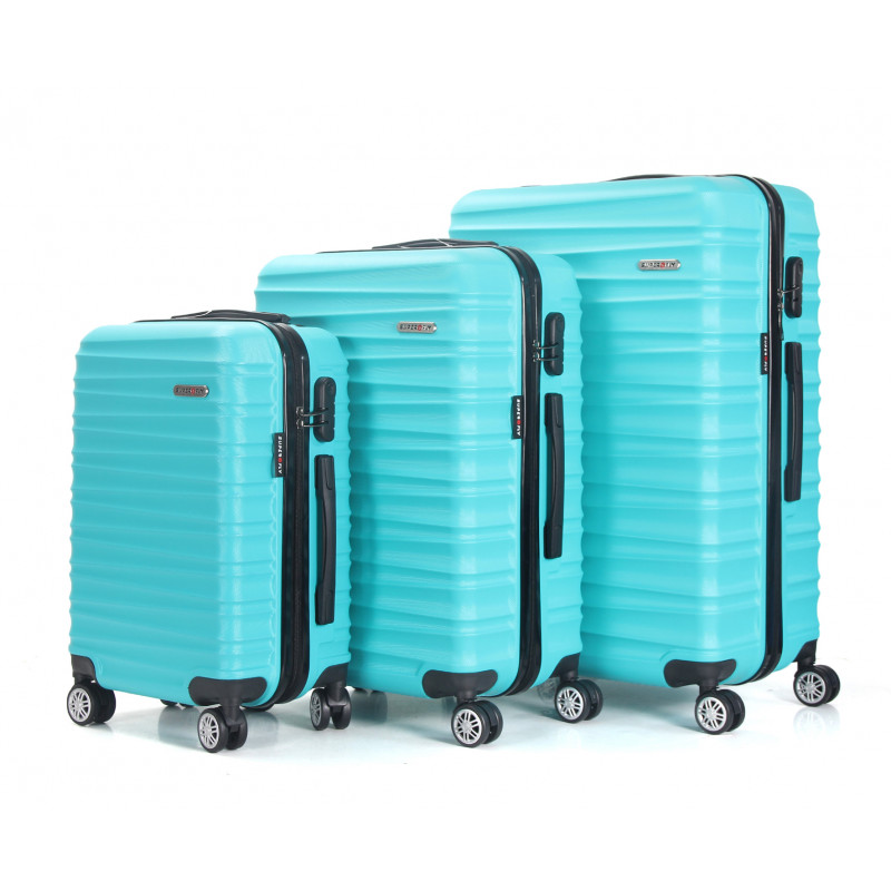 SET DE 3 VALISES 4 ROUES ABS - PALMA - SUPERFLY