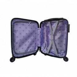 Valise Cabine 4 roues 45cm 4 roues "World"- Blanc Polyarbonate - Trolley ADC