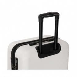 Valise Moyenne 4 roues 65cm rigide - BLUE SERENITY - DEELUXE