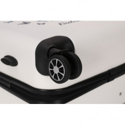 Valise Moyenne 4 roues 65cm rigide - BLUE SERENITY - DEELUXE