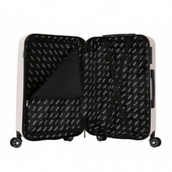 Valise Moyenne 4 roues 65cm rigide - BLUE SERENITY - DEELUXE