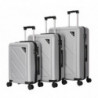 Set de 3 valises 4 roues ABS - DOWNTOWN - DEELUXE