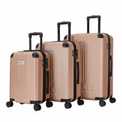 Set de 3 valises 4 roues ABS - CITYVIEW - DEELUXE