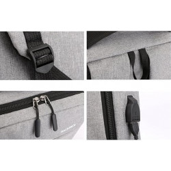 Sac à Dos Ordinateur avec Fente de chargement USB, Sac à Dos D'affaires Sac à Dos Fonctionnel Sac a Dos PC Portable