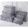 6-en-1 Set de Organiseurs de Bagage pour Voyage