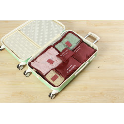 6-en-1 Set de Organiseurs de Bagage pour Voyage